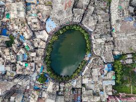 Aerial View Of Gol Talab In Dhaka