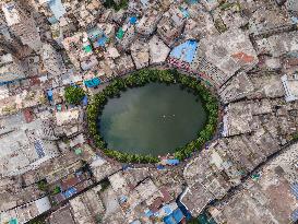 Aerial View Of Gol Talab In Dhaka