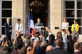 President Macron At 140th Anniversary Of Alliance Francaise - Paris