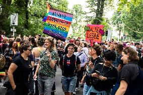 Dyke March in Berlin, Germany