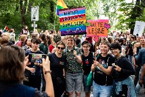 Dyke March in Berlin, Germany