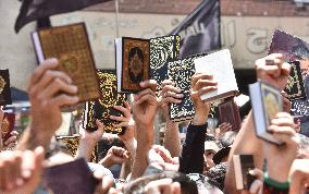 Protest Against Quran Burning In Beirut, Lebanon