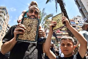 Protest Against Quran Burning In Beirut, Lebanon