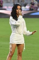 Lionel Messi Makes Debut For Inter Milan Cf Watched By A List Celebrities In The Crowd