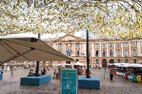 Seasonal Shading Systems In The Streets Of Toulouse