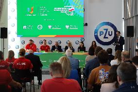 (SP)POLAND-WARSAW-CHENGDU UNIVERSIADE-TEAM POLAND-PRESS CONFERENCE