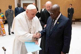 Pope Francis Receive President of Ghana - Vatican