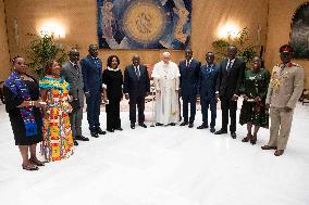 Pope Francis Receive President of Ghana - Vatican