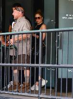 Jennifer Lopez Departs The Gym - LA