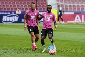 Leicester City Pre Season Training Session.