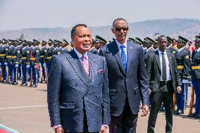 RWANDA-KIGALI-REPUBLIC OF CONGO-PRESIDENT-VISIT