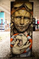 Street Art In 13th Arrondissement Of Paris