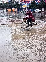 Rainstorm Hit Qiqihar, China