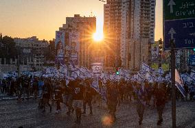 MIDEAST-JERUSALEM-MARCH AGAINST JUDICIAL OVERHAUL