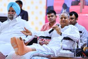 Rajasthan CM Ashok Gehlot Press Conference In Jaipur