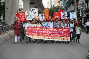 Left Democratic Alliance Protest In Dhaka