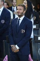 Beckham Family At Lionel Messi First Game In League’s Cup Match - Miami