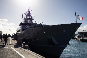 Visit Of The Patrol Vessel Auguste Benebig - New Caledonia