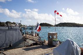 Visit Of The Patrol Vessel Auguste Benebig - New Caledonia