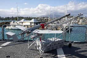 Visit Of The Patrol Vessel Auguste Benebig - New Caledonia