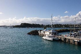 Visit Of The Patrol Vessel Auguste Benebig - New Caledonia