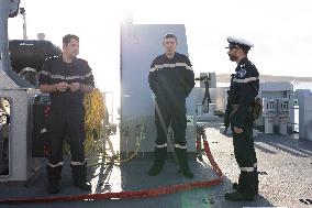 Visit Of The Patrol Vessel Auguste Benebig - New Caledonia