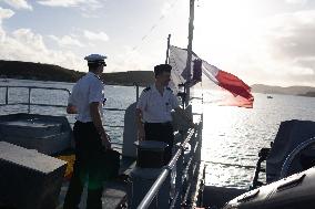 Visit Of The Patrol Vessel Auguste Benebig - New Caledonia