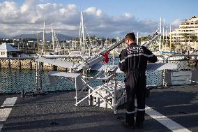 Visit Of The Patrol Vessel Auguste Benebig - New Caledonia