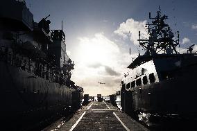 Visit Of The Patrol Vessel Auguste Benebig - New Caledonia