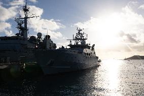 Visit Of The Patrol Vessel Auguste Benebig - New Caledonia