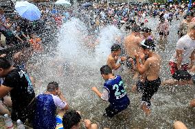 Catching Fish Activity in Liuzhou, China