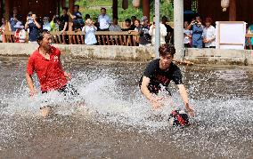 Water Basketball Game in Liuzhou, China