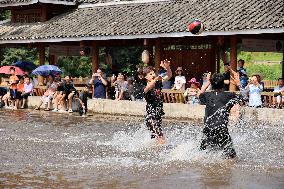 Water Basketball Game in Liuzhou, China