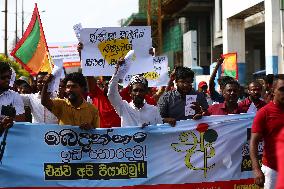 Protest In Colombo