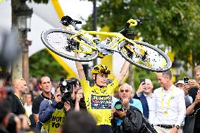 Jonas Vingegaard Wins Second Successive Tour De France - Paris