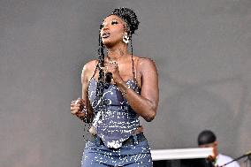 Aya Nakamura at Festival Les Vieilles Charrues in Carhaix - France