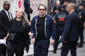 Jane Birkin Funeral - Paris