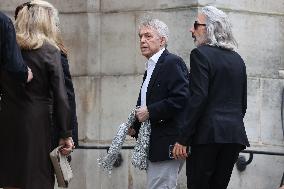 Jane Birkin Funeral - Paris