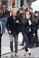 Jane Birkin Funeral - Paris