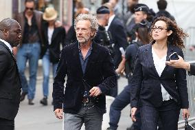 Jane Birkin Funeral - Paris