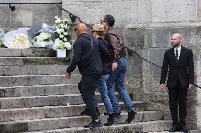 Jane Birkin Funeral - Paris