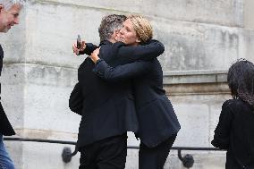 Jane Birkin Funeral - Paris