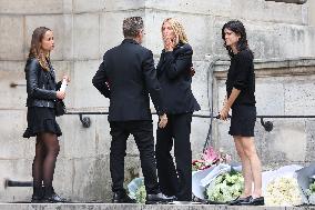 Jane Birkin Funeral - Paris