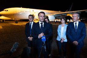 Macron on visit in New Caledonia