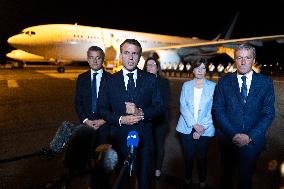 Macron on visit in New Caledonia