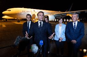 Macron on visit in New Caledonia