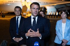 Macron on visit in New Caledonia