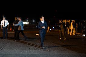 Macron on visit in New Caledonia