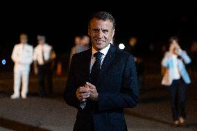 Macron on visit in New Caledonia