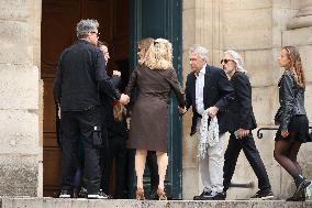 Jane Birkin Funeral - Paris